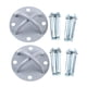 thumbnail image 3 of Soporte de pared para techo de metal multiusos, 4,7 x 2,3 pulgadas, con M10 2 piezas, 3 of 9