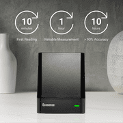 Ecosense EcoQube Digital Radon Gas Detector, Accurate Monitoring with Trend Charts and Remote Data Access, Now Works with IFTTT