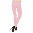 thumbnail image 3 of Vivian's Fashions Long Leggings - Cotton, Misses Size (Pink, XXS), 3 of 3