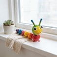 thumbnail image 5 of YiJuHui Vintage Tin Articulated Caterpillar Toy, Flexible Poseable Rainbow Animal Ornament, Nostalgic Distressed Metal Craft for Home Decor Picnic Holiday, 5 of 6