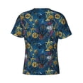 thumbnail image 6 of Qekee Halloween Elements Classic Fit T-Shirt Men's Shirt Men's Tight Short Sleeves for Exercise, Running, Mountaineering - Halloween Elements, 6 of 9