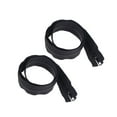 thumbnail image 4 of FESTFENDS 2Pcs Double Open-End Zippers for Jackets Clothes Zippers Black Resin 80cm, 4 of 8