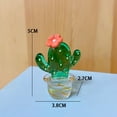 thumbnail image 5 of 4 Piezas de Adornos Interiores para AutomóViles, Figuras ArtíSticas de Cactus, DecoracióN del Hogar, Adornos de Cactus de Plantas en Miniatura para Manualidades de Escritorio B, 5 of 5