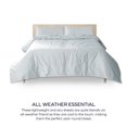 thumbnail image 4 of BLC King 100% Cotton Percale Sheet Set 4 piece Hotel Quality Sheets Steel Grey color 300 Thread Count Soft Cotton Deep Pocket up to 15-inch Fade and Shrink Resistant, 4 of 7