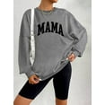 thumbnail image 2 of Weardear Oversized Sweatshirt for Women Crewneck Pullover Long Sleeve Printing Pattern Casual Tops, 2 of 5