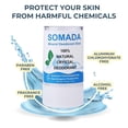 thumbnail image 3 of SOMADA Natural Crystal Salt Deodorant Stick for Women and Men, 4.25 oz, 3 of 10