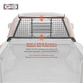 thumbnail image 5 of AA-Racks P-HX-502-M Louver Long Style Steel Headache Rack Middle Screen Protective Set, Truck Rack Accessories for Model HX-502, 5 of 5