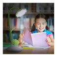 thumbnail image 5 of Lámpara de escritorio de carga LED Lámpara de escritorio pequeña de aprendizaje Soporte para teléfono móvil de girasol plegable retráctil, rosa esquí esquí Gafas de esquí, 5 of 5