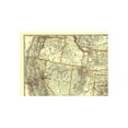 thumbnail image 3 of Railroad Map - Chicago Burlington and Quincy Railroad - Cram 1881 - 23 x 31.71 - Vintage Wall Art, 3 of 5