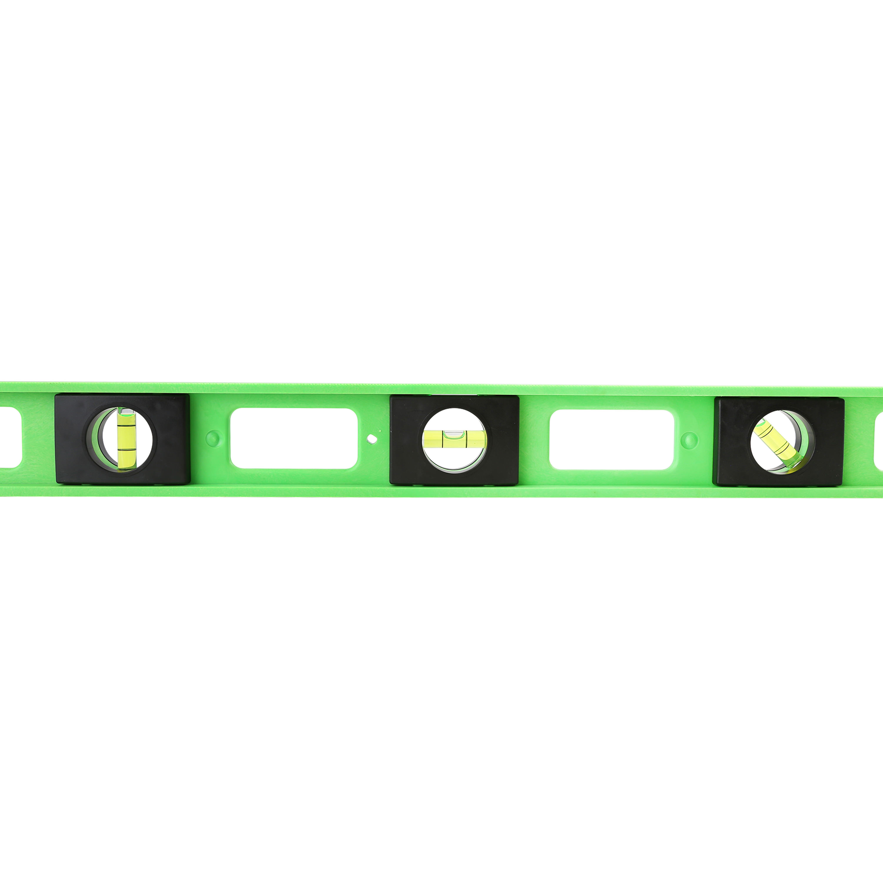 Hyper Tough 24-Inch 3 Vial Poly Level, High Viz Green