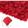 thumbnail image 3 of Dearhouse 3000 Pieces Rose Petals Artificial Flower Silk Petals for Valentine Day Wedding Flower Decoration (Dark Red), 3 of 8