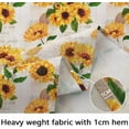 thumbnail image 5 of Sunflower Oval Tablecloth Yellow Floral Tablecloth, Indoor/Outdoor Waterproof Fabric Wrinkle Free Durable Oval Tablecloth for Oval Tables 60 X 120 Inch, 5 of 5