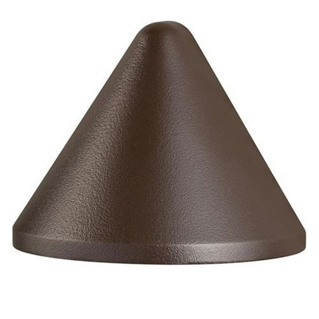 Kichler Lighting 16110AZT30 Fundamentals 3000K LED Deck Light, Textured Architectural Bronze