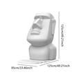 thumbnail image 3 of 3 in 1 Easter Island Statue Stand for Office Desk Funny Phone Holder Ornament Decorations Glasses Display Stand, 3 of 7