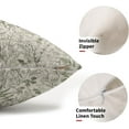 thumbnail image 2 of Olive Green Fern Leaves Lumbar Pillow Covers 12X20 Inch Plant Leaf Floral Pine Decorative Pillow Cases Vintage Botanical Spring Summer Throw Pillows Set of 2 Home Decor for Sofa Couch Porch Outdoor, 2 of 6