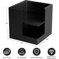 thumbnail image 2 of Sedeke Tall Metal Cube Planter for Outdoor Plants 20" L x 20" W x 20" H, Heavy Duty Steel Rectangular Planter Box with Removable Insert Shelf, Modern Décor for Outside, Indoor, Garden (Black), 2 of 7
