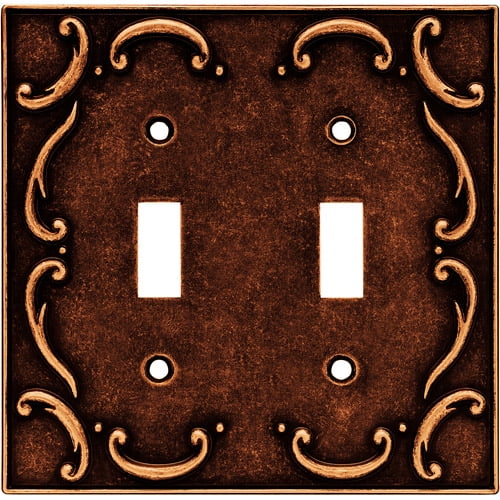 Brainerd French Lace Double-Switch Wall Plate, Available in Multiple ...