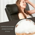 thumbnail image 2 of BestMassage Faux Leather Recliner, Brown, 2 of 7