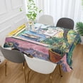 thumbnail image 2 of Yayeee Tablecloths 54" x 54" Rectangle Wrinkle Resistant Party Table Cover, Ocean Boat, 2 of 8