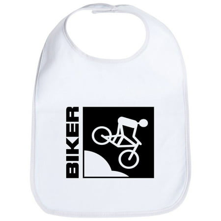 CafePress - Biker Cycling Mountain Bike Mtb Downhill Bib - Cute Cloth Baby Bib, Toddler (Best Female Downhill Mountain Biker)