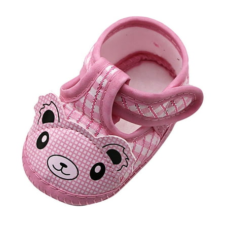 

YDOJG Toddler Sneakers Baby Girls Cartoon Prewalker Soft Sole Sandals Single Shoes