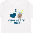 thumbnail image 4 of Inktastic I Love Chocolate Milk Boys or Girls Long Sleeve Toddler T-Shirt, 4 of 5