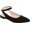 Black Microsuede Fabric, variant on Women's Journee Collection Preea Ankle Strap Flat Blue Microsuede Fabric 9 M