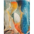 thumbnail image 2 of Rugs.com Haerfest Collection Rug – 8' x 10' Blue Low Rug Perfect For Living Rooms, Large Dining Rooms, Open Floorplans, 2 of 4