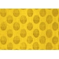thumbnail image 1 of Ahgly Company Machine Washable Indoor Rectangle Solid Yellow Modern Area Rugs, 2' x 3', 1 of 4