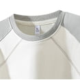 thumbnail image 5 of Men's Short Sleeve T-Shirts Oversized Big & Tall Raglan Color Block Crew Neck Shirt Summer Lightweight Breathable Loose Fit Streetwear Top Casual Workout Tee, 5 of 5