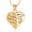 Gold, variant on Crystal Angel Wing Urn Necklace for Ashes Angel Wings Heart Urn Necklace for Ashes Humen Pet Cremation Memory Jewelry for Women Men