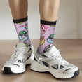 thumbnail image 6 of Pofeuu Cartoon Donuts Print Crew Socks, Adult Running Hiking Socks for Youth and Adult, 6 of 6