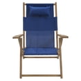 thumbnail image 6 of Lavish Home Weather-Resistant Folding Beach Chair with Carry Straps (Blue), 6 of 10