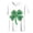 Green-16, variant on Plus Size JSKUMAR St Patrick's Day Short Sleeve Shirts for Women Stylish Shamrock Graphic Tee Funny Heart Printed Tops (Green,2XL)