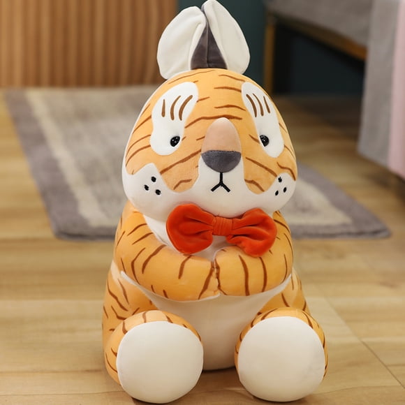 New Tiger Plush Toys Cute Rabbit Stuffed Dolls Animals Plush Toy Soft Bunny Doll Baby Sleeping Toy Cloth for Kids Birthday Gift