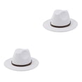 thumbnail image 1 of Jumpingount Sombreros de gran tamaño para otoño e invierno, gorros elegantes de lana para mantener el calor, mujeres, hombres, vaquero, niños, Type5 NO5, 1 of 6