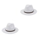 thumbnail image 2 of Guardurnaity Sombrero con hebilla de cinturón Gorras de ala ancha Lana para mantener el calor Niños al aire libre Type4 NO4, 2 of 6