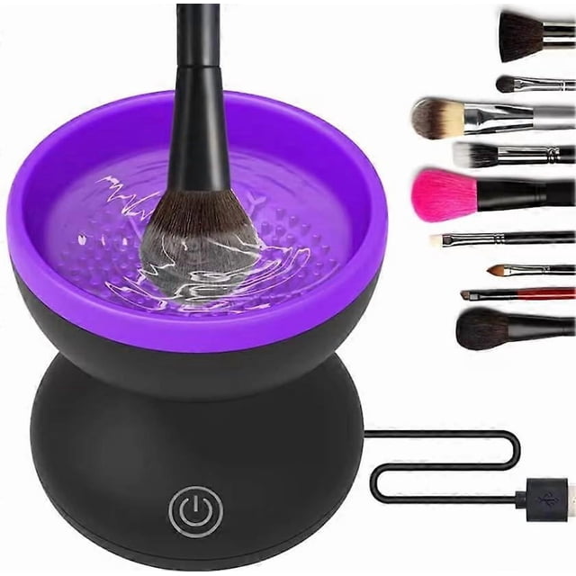 MakeUp Brush Cleaner (Purple), Small