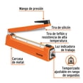 thumbnail image 2 of Selladora térmica 30 cm, 400 W, Truper naranja, 2 of 4