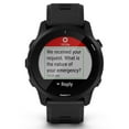 thumbnail image 2 of Garmin Forerunner 945 LTE - Black - sport watch with band - silicone - black - wrist size: 128-218 mm - display 1.2" - Bluetooth, Wi-Fi, NFC, ANT+ - 4G - 1.73 oz, 2 of 6