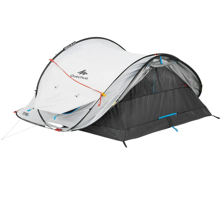 Regan bereik wraak Decathlon - Quechua 2 Second Fresh & Black, 3-Person Instant Pop-Up Tent,  Waterproof, White - Walmart.com
