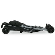 Jeep TurboGlyde Plus Stroller by Delta Children - Lightweight Travel Stroller Only Weighs 13.7 Pounds, Black