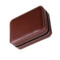 thumbnail image 6 of Raindrops Stylish Watch Storage Case 4 Slots Watch Storage Cases Portable Watch Storage Holder for Home Shop (Brown), 6 of 8