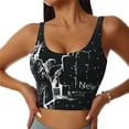 thumbnail image 2 of Picia New York City1 Sports Bra for Women,Padded Strappy Sports Bras Medium Support Yoga Bra with Removable Cups,Running Yoga Bra-Large, 2 of 9