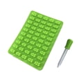 thumbnail image 4 of Molde de silicona de 50 piezas para gomitas de oso, molde para hielo, juego de dos piezas, 4 of 6