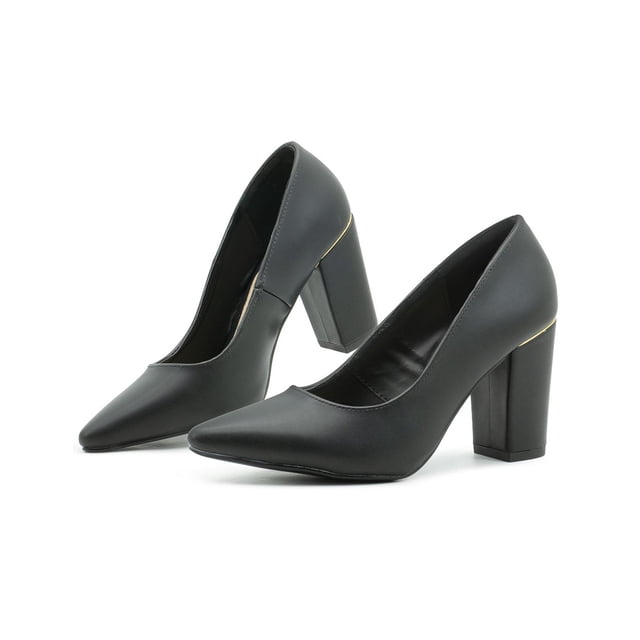 Zapatilla Elegante Para Mujer Fiesta Oficina Formal Negro negro 26