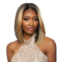 Mane Concept Brown Sugar Human Hair Blend 4" Deep Part HD Clear Lace Wig - BSHC201 MANON (FR2/SMORE)