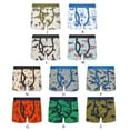 thumbnail image 4 of URMAGIC Little Boys Soft Cotton Briefs Dinosaur Truck Shark Baby Toddler Kids Underwear, 4 of 4