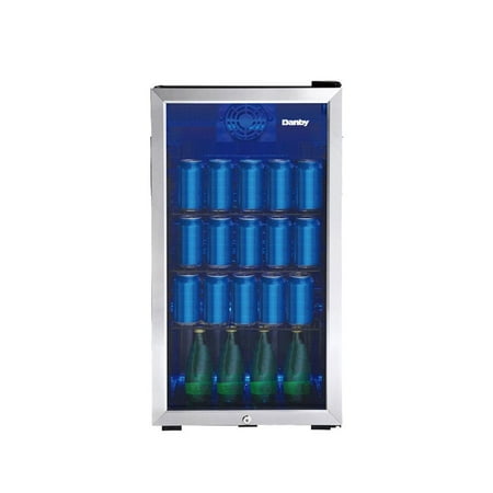 Danby 3.1 cu. ft. Free-Standing Beverage Center in Stainless Steel (DBC117A1BSSDB-6)