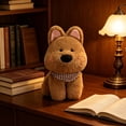 thumbnail image 4 of TOYOUME Dog Plush Stuffed Animal Toy, 1 Count, 9.8 Inch, for Kids and Adults, Brown, 4 of 8